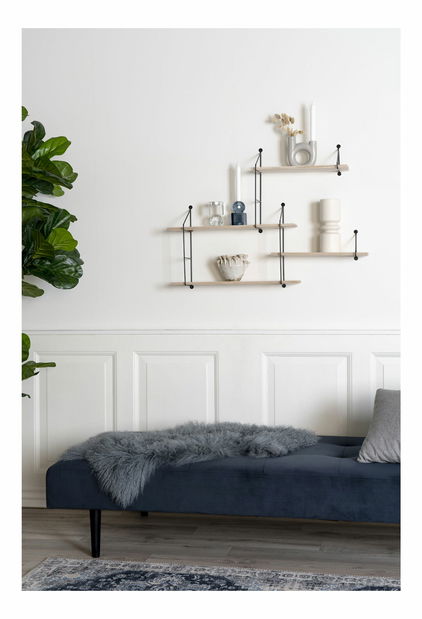 Polička Horavia (černá + přírodní)