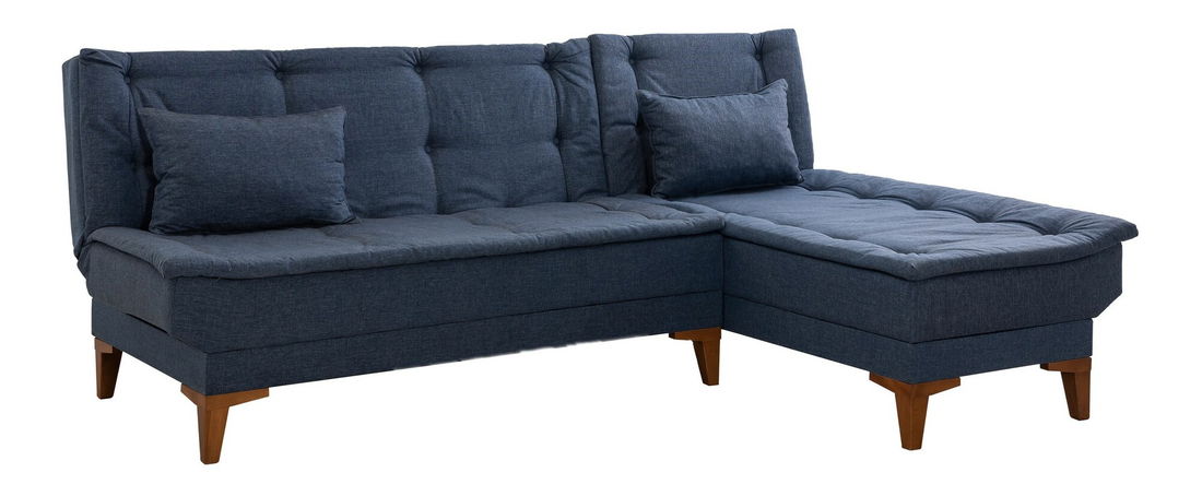 Rohová sedačka Santic (tmavě modrá)