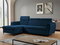 Rohová sedačka Potazuro Mini (modrá) (s úl. prostorem) (L)
