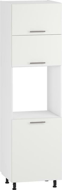 Kuchyňská skříňka na vestavnou troubu Verlene DP-60/214 (bílá + bílá matná)