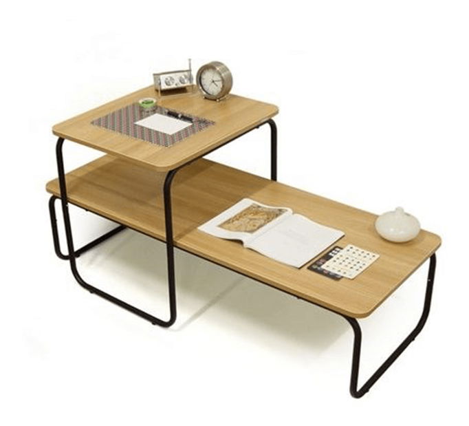 Konferenční stolek Lara (dub + černá)