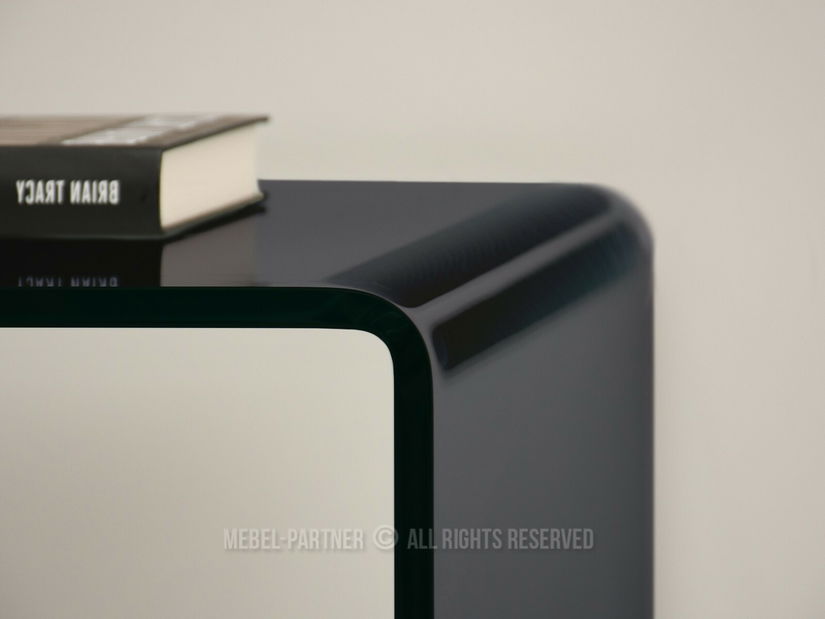 Konzolový stolek Emeralt (kouřové sklo)