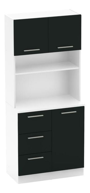 Kuchyňský kout Lester NEW (bílá + černá)