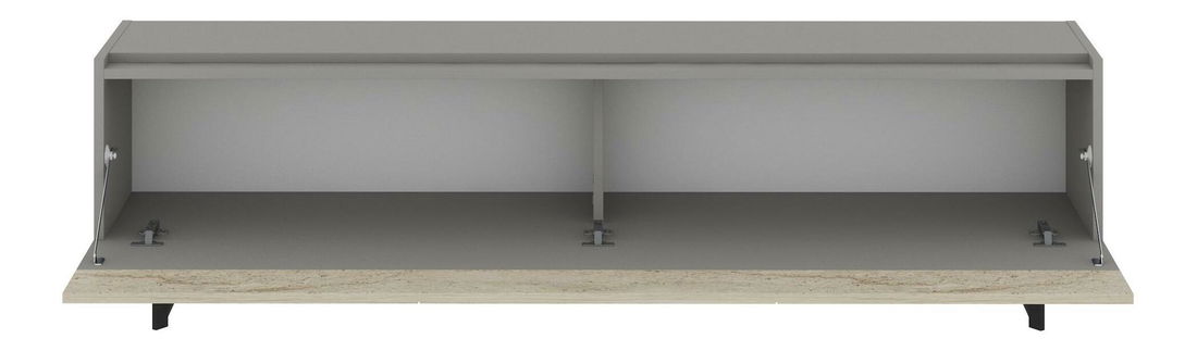 TV stolek/skříňka Sajn (šedý travertin)
