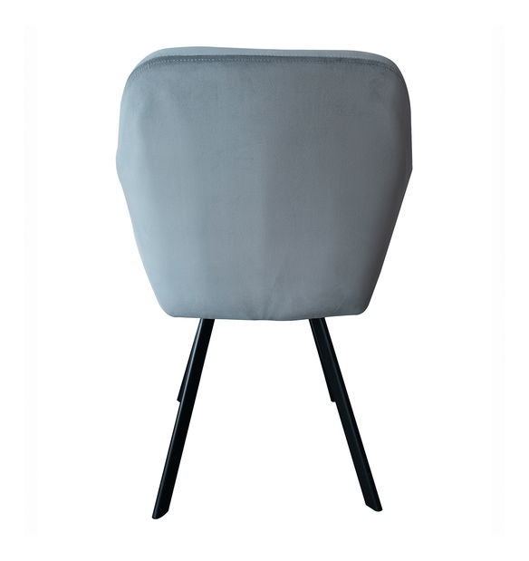 Jídelní židle Zevas (šedá + černá)