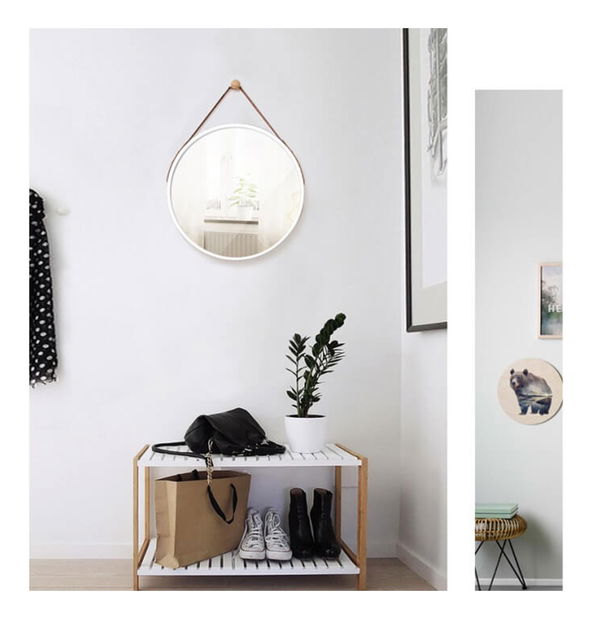 Zrcadlo Loma 1 (bílá)