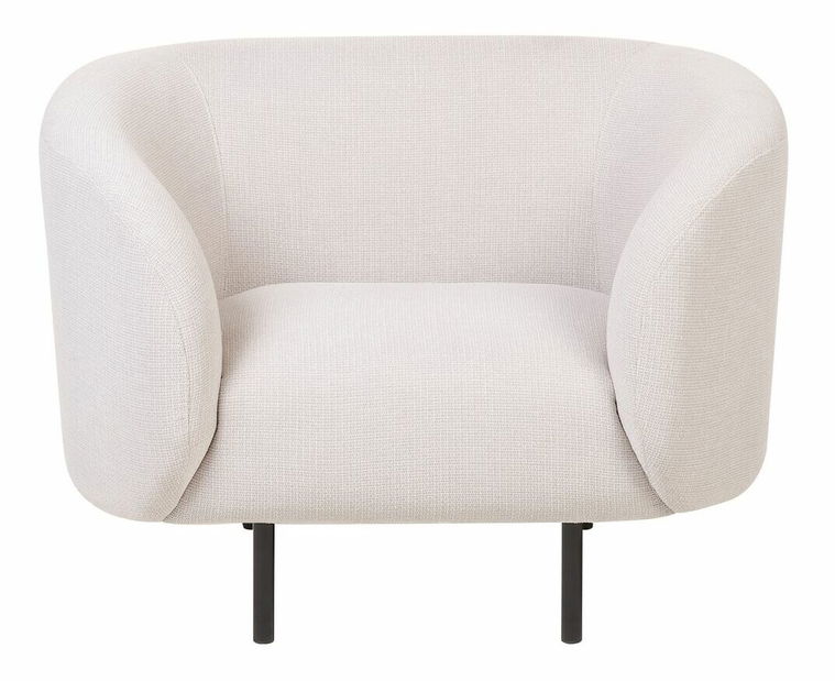 Křeslo Leon (béžová + černá)