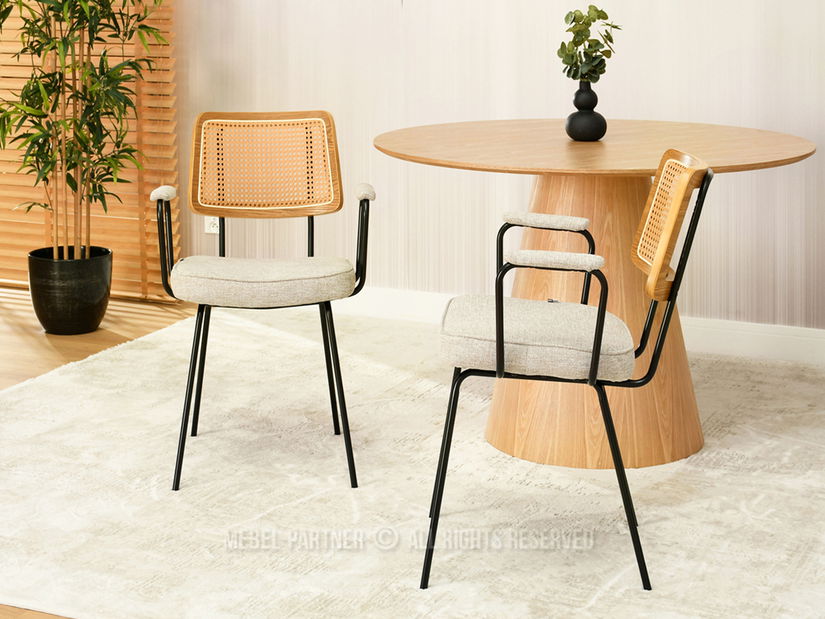 Židle Cleo (dub + černá)