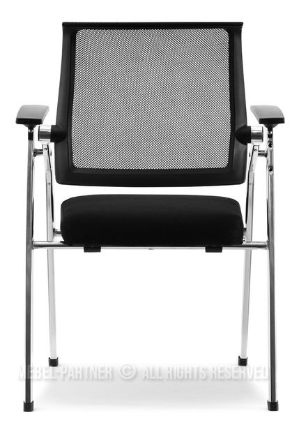 Židle Harold (černá + chromová)