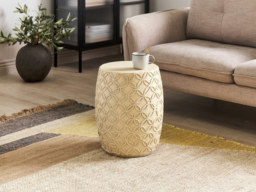 Příruční stolek Zegni (béžová)