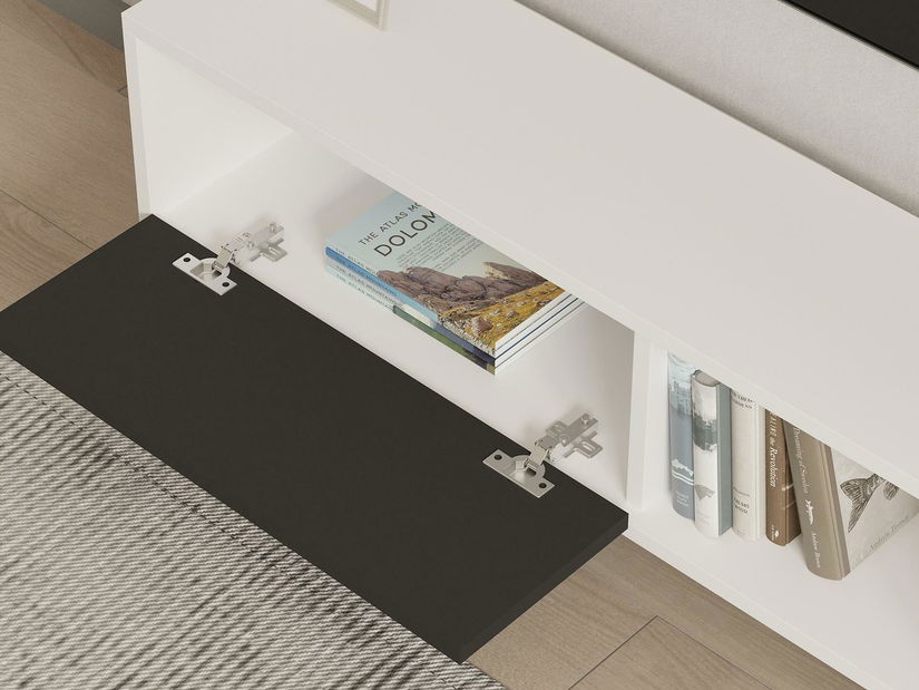 TV stolek/skříňka Dutudo (antracit + bílá)