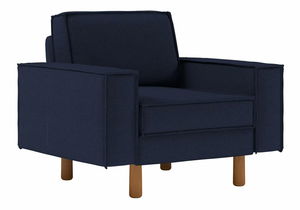 Křeslo Spary L (šedá + ořech)