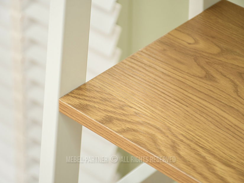 Regál Topaz (dub + bílá)