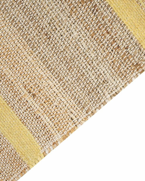 Koberec 80 x 300 cm Tally (béžová + žlutá)