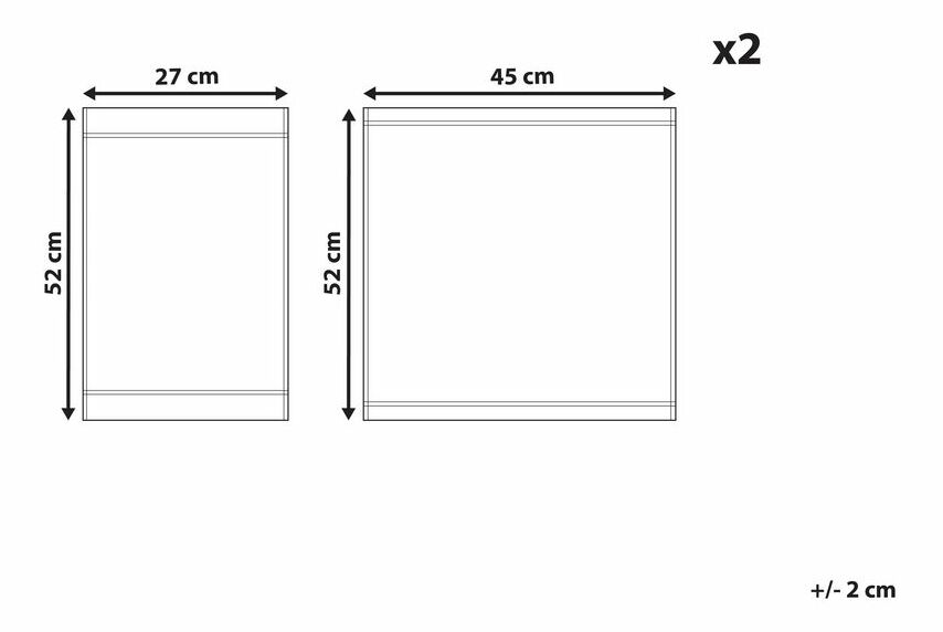Sada 2 potahů na zahradní lehátko Ciala (zelená + bílá)