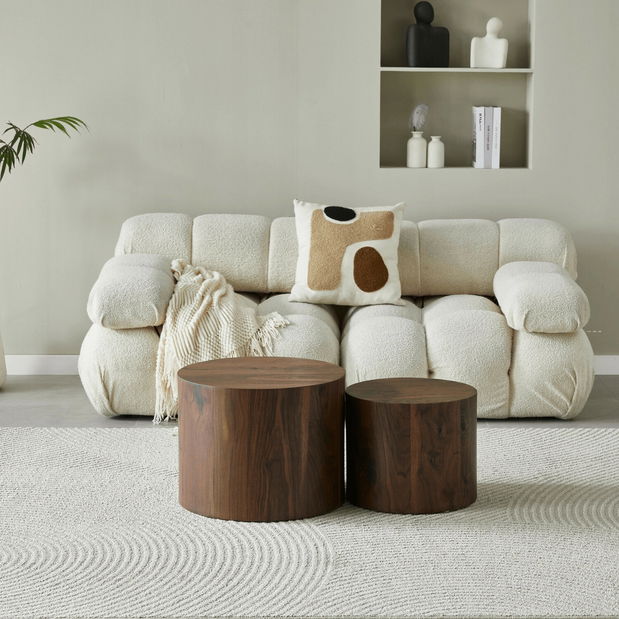 Set 2 ks konferenčních stolků Liloo (ořech)