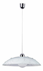 Závěsné svítidlo Jolly 1864 (bílý vzor + chromové úchytky)