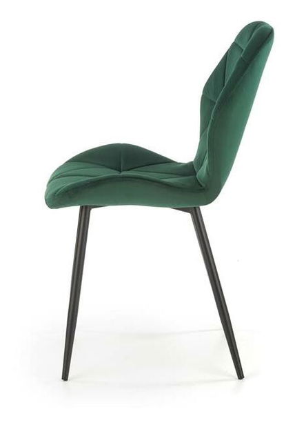 Jídelní židle Kilsyth (tmavozelená)