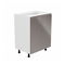 Dolní kuchyňská skříňka D602F Aurellia (bílá + lesk šedý)