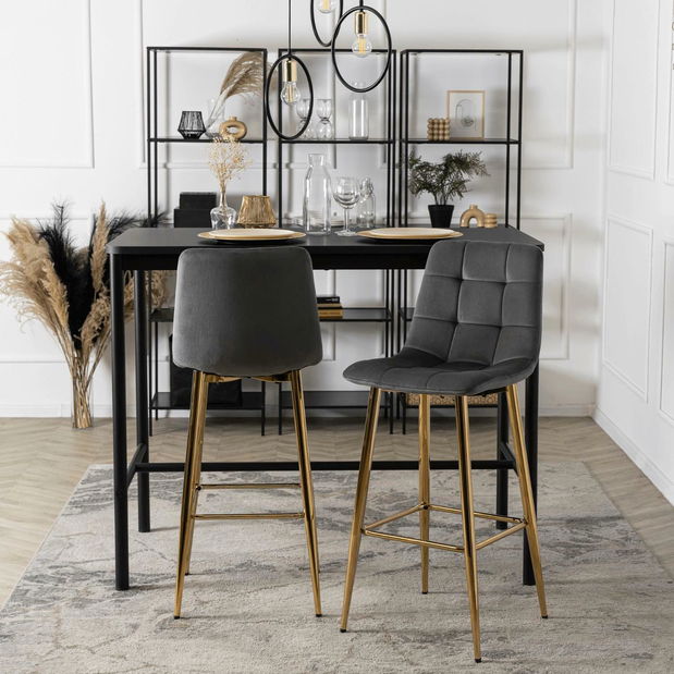 Jídelní židle Abisales (šedá)