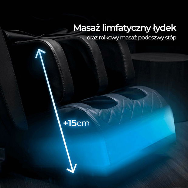 Masážní křeslo Visita Max (černá)