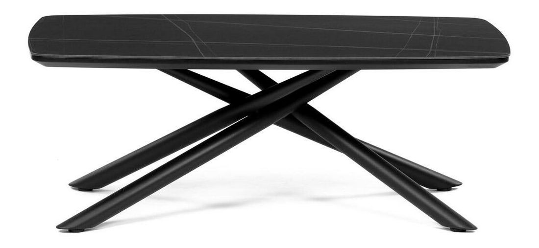 Konferenční stolek Apoyabamos (mramor černý)