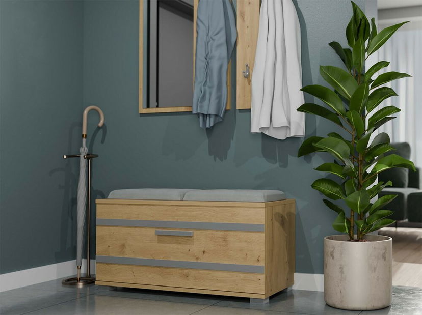 Botník (skříňka na boty) Oasis 1 (dub artisan)