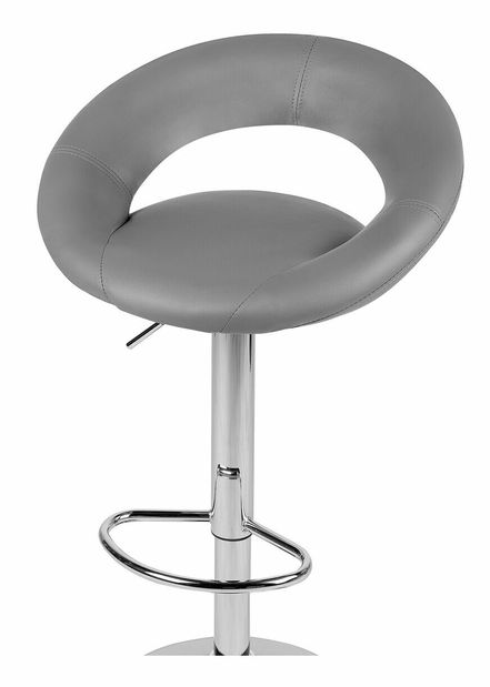 Set 2ks. barových židlí Pria (šedá)