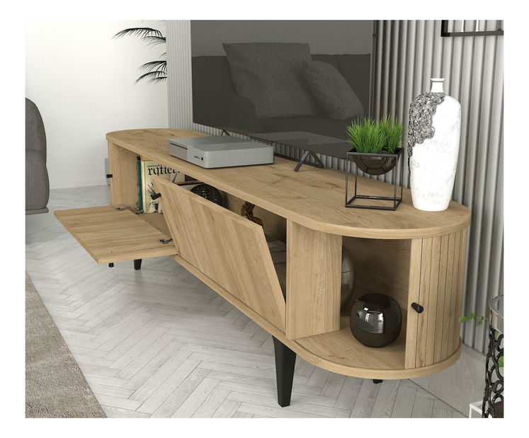 TV stolek/skříňka Simon (dub)