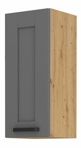 Horní kuchyňská skříňka Lucid 30 G 72 1F (dub artisan + dustgrey)