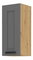 Horní kuchyňská skříňka Lucid 30 G 72 1F (dub artisan + dustgrey)