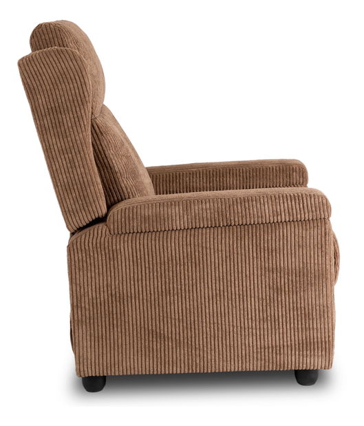 Polohovací křeslo Suplicios (hnědá)