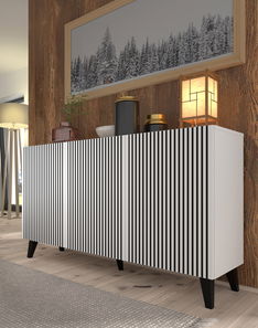 Komoda Rawy 3D3S (bílá)