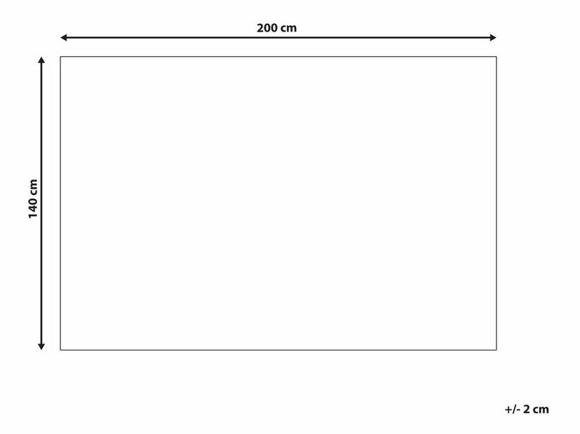 Koberec 160 x 230 cm Mucu (žlutá)