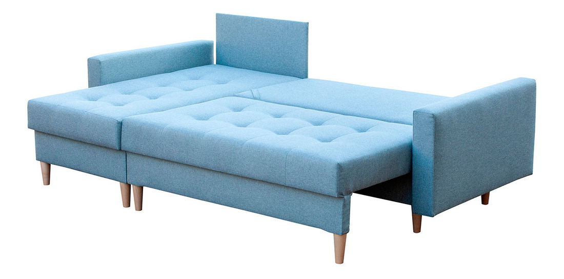 Rohová sedací souprava Malunas (tmavě hnědá)