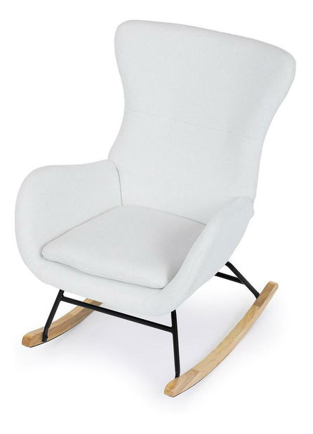 Houpací křeslo Alcanzaba (bílá)