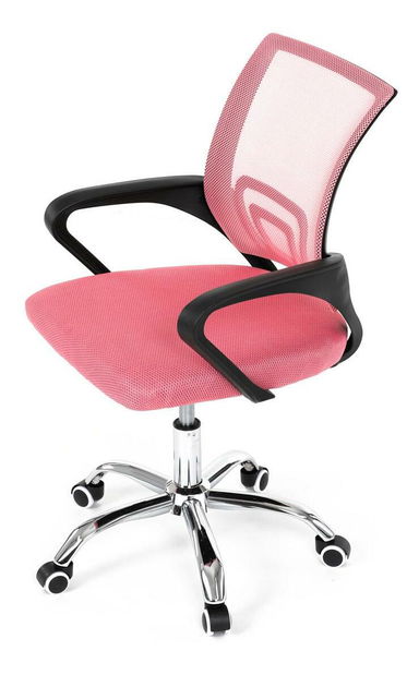 Kancelářská židle Kirmair (růžová)