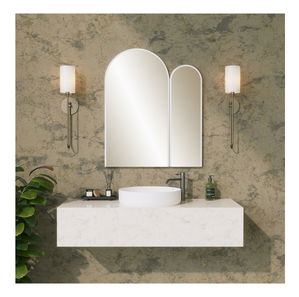 Dekorativní zrcadlo Titeku (bílá)