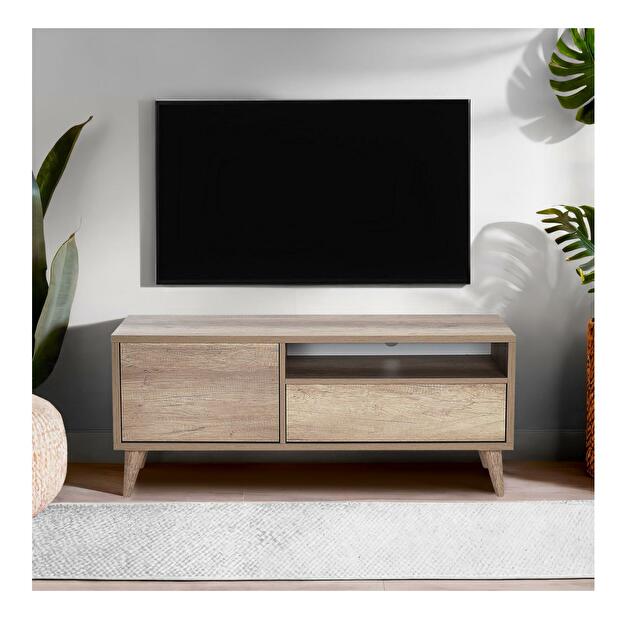 TV skříňka Thea 3 (ořech světlý)