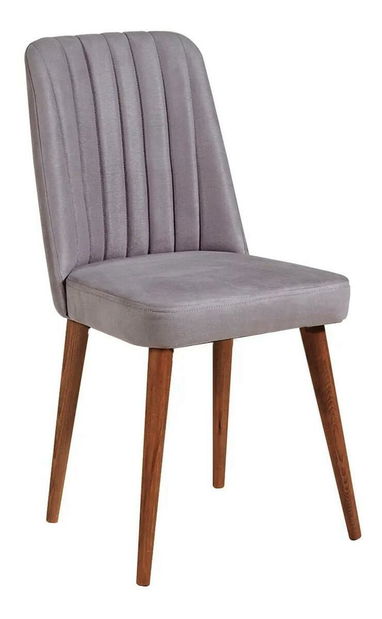 Jídelní set Vlasta 3 (ořech + šedá) (pro 2 osoby)