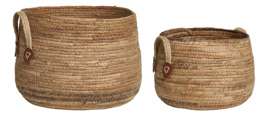 Set 2 ks košíků Ariraviaina (přírodní)