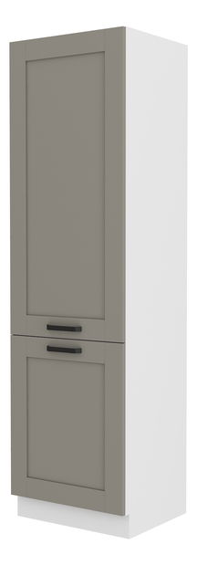 Potravinová kuchyňská skříň Lucid 60 LO 210 2F (claygrey + bílá)
