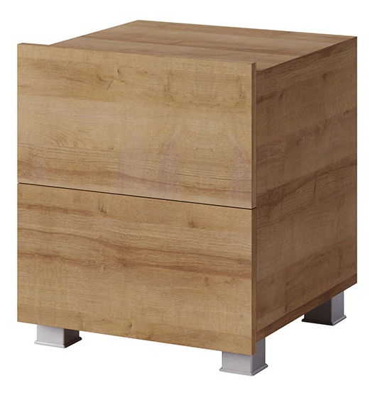 Noční stolek Calabria (dub zlatý + dub zlatý)