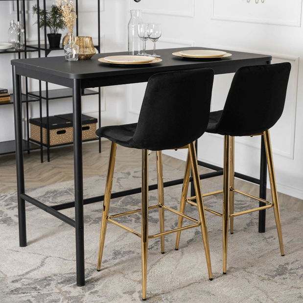 Jídelní židle Abisales (černá)