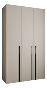 Šatní skříň 140 cm Carmela 50-3 (kašmír + černá)