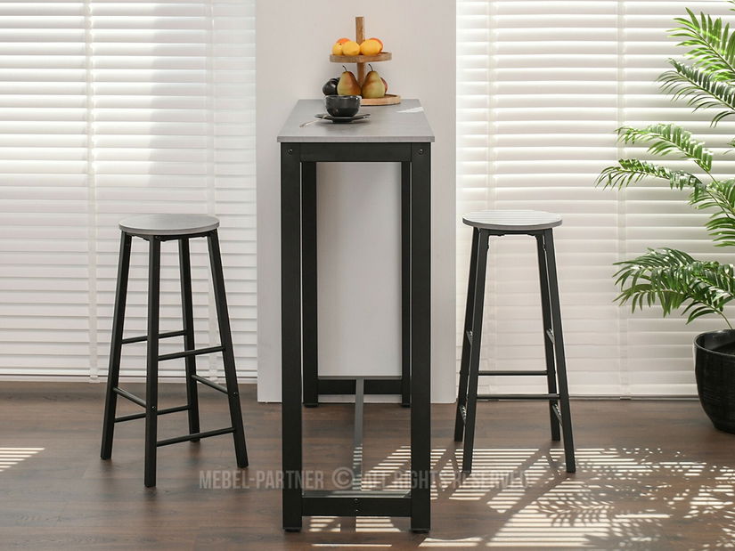 Barová židle Fukando (černá)