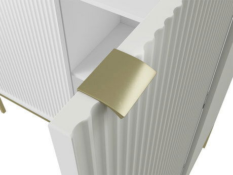 Komoda Mijeno Gold MKSZ154 (bílá + zlatá)