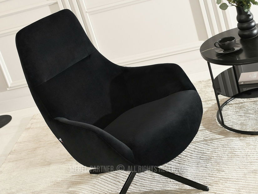 Relaxační křeslo Avirecemo (černá)