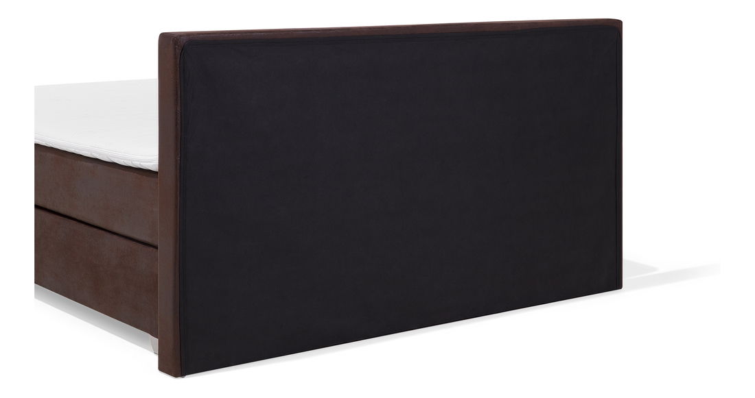 Manželská postel Boxspring 180 cm PREMIER (s matracemi) (hnědá)