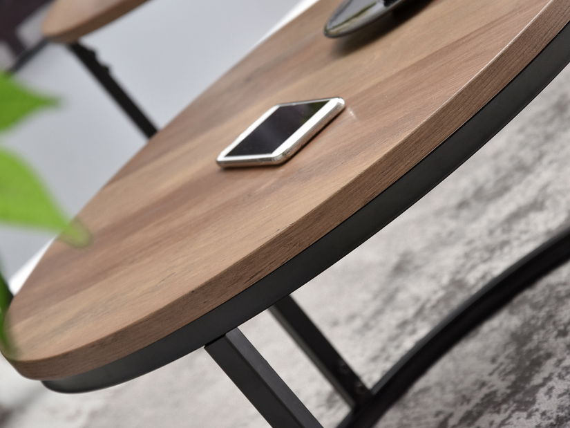 Konferenční stolek Kolja Stolek S (ořech + černá)